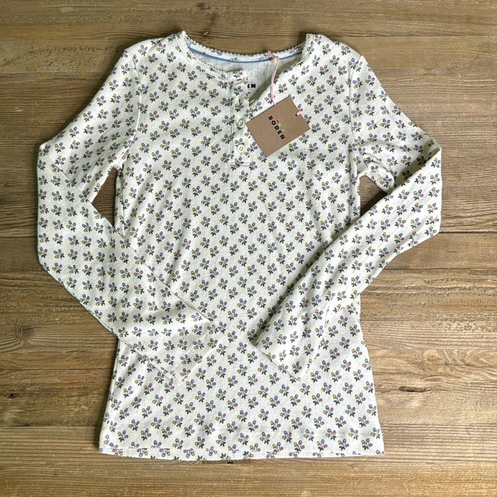 Boden Buttery Soft Floral Tee